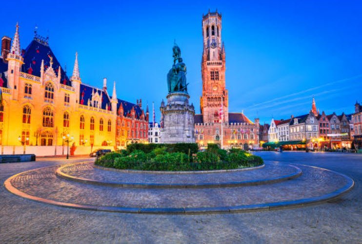Belfry of Bruges, Bruges, West Flanders, Belgium